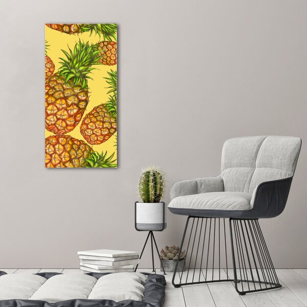 Vertikální Moderní obraz canvas na rámu Ananasy ocv-112911830