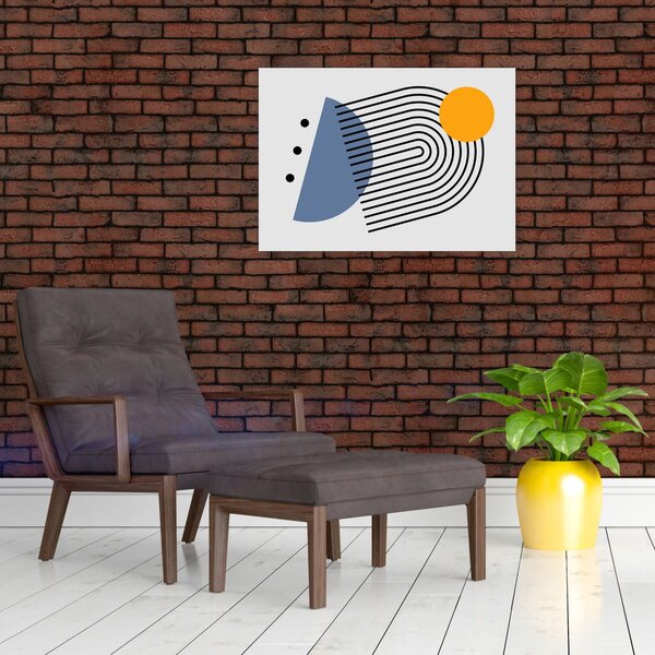 Obraz - Minimalistická abstrakce N⁰2 (70x50 cm)