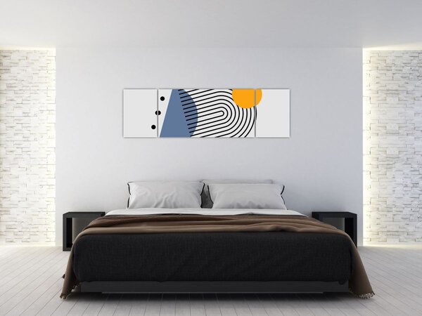Obraz - Minimalistická abstrakce N⁰2 (170x50 cm)
