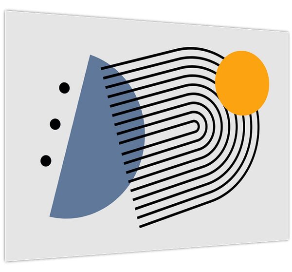 Obraz - Minimalistická abstrakce N⁰2 (70x50 cm)