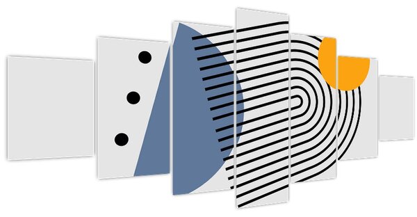 Obraz - Minimalistická abstrakce N⁰2 (210x100 cm)