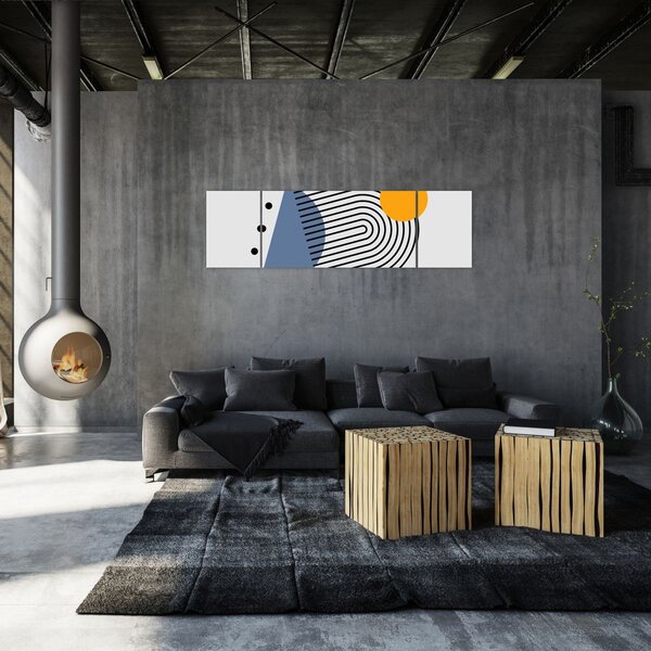 Obraz - Minimalistická abstrakce N⁰2 (170x50 cm)