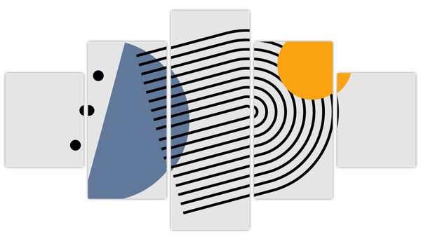 Obraz - Minimalistická abstrakce N⁰2 (125x70 cm)