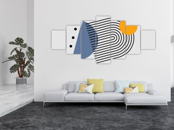 Obraz - Minimalistická abstrakce N⁰2 (210x100 cm)