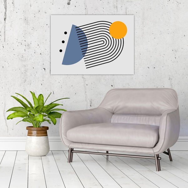 Obraz - Minimalistická abstrakce N⁰2 (70x50 cm)