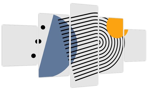 Obraz - Minimalistická abstrakce N⁰2 (125x70 cm)