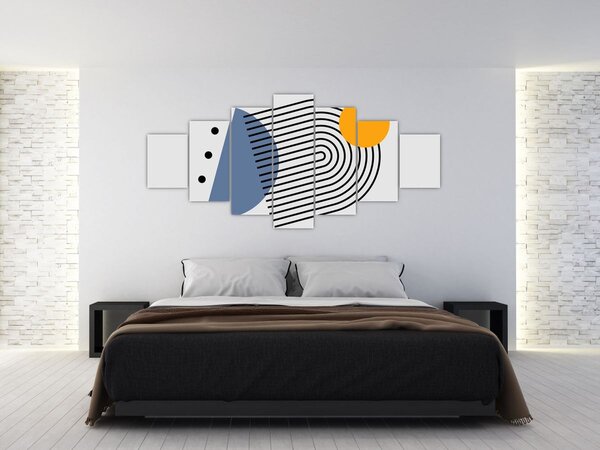Obraz - Minimalistická abstrakce N⁰2 (210x100 cm)