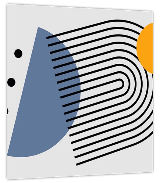 Obraz - Minimalistická abstrakce N⁰2 (30x30 cm)
