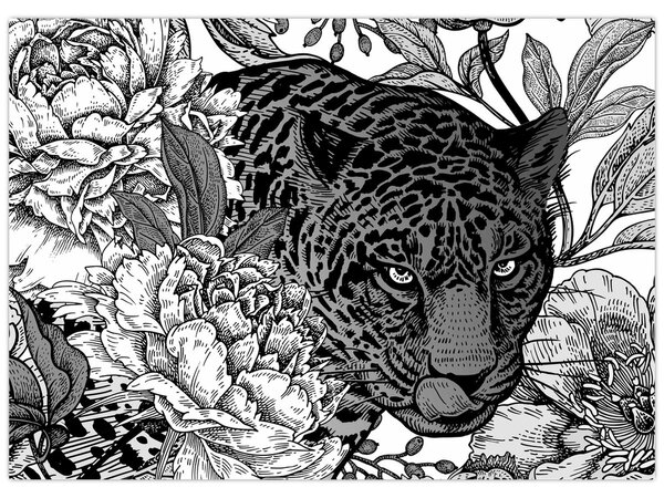 Obraz - Exotická zahrada (70x50 cm)