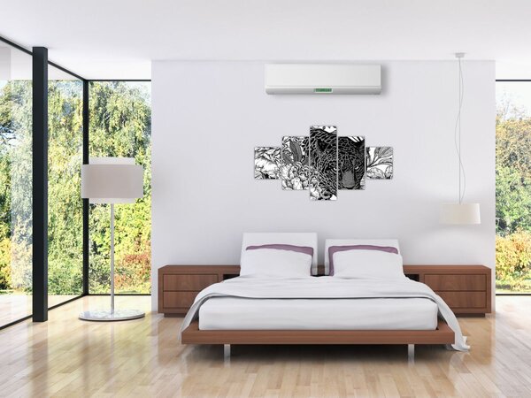 Obraz - Exotická zahrada (125x70 cm)