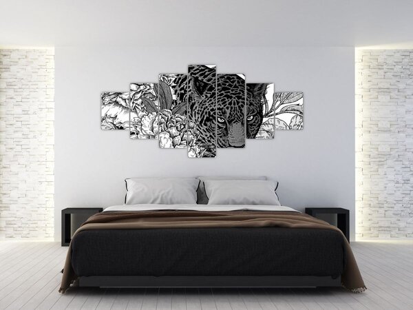 Obraz - Exotická zahrada (210x100 cm)