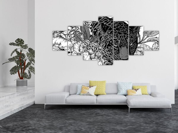 Obraz - Exotická zahrada (210x100 cm)