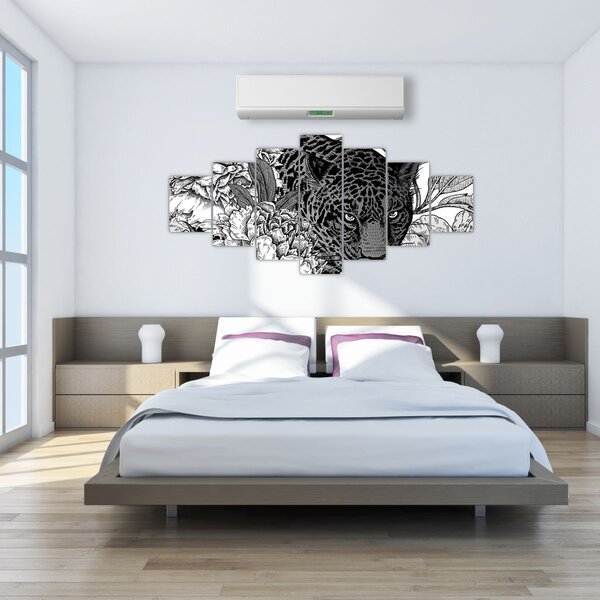 Obraz - Exotická zahrada (210x100 cm)