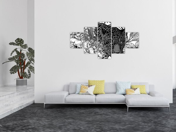 Obraz - Exotická zahrada (125x70 cm)