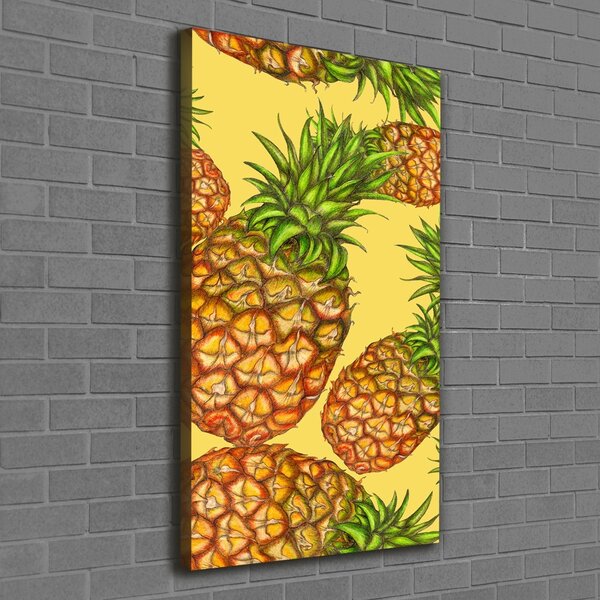 Vertikální Moderní obraz canvas na rámu Ananasy ocv-112911830