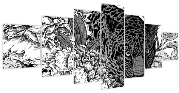 Obraz - Exotická zahrada (210x100 cm)