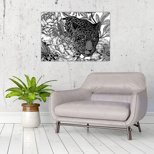 Obraz - Exotická zahrada (70x50 cm)