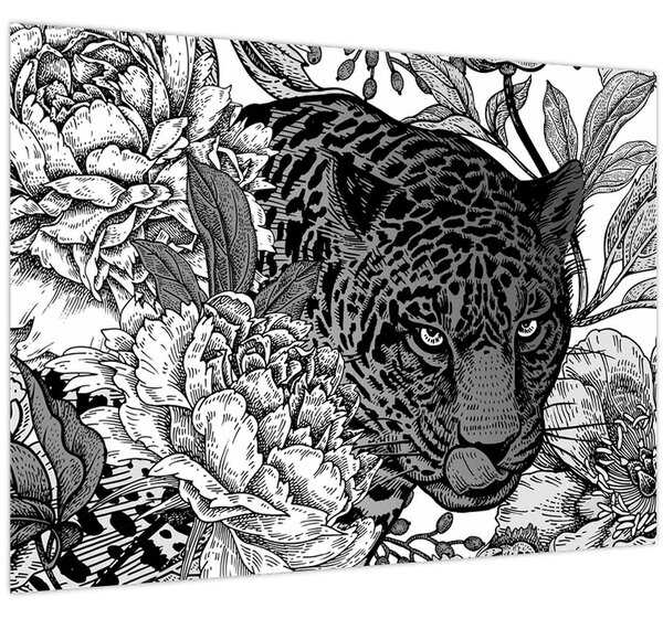 Obraz - Exotická zahrada (70x50 cm)