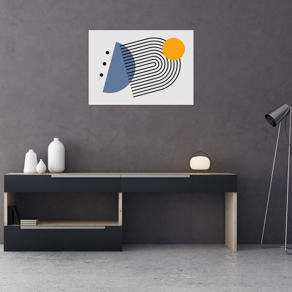 Obraz - Minimalistická abstrakce N⁰2 (70x50 cm)