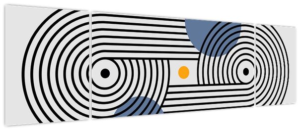 Obraz - Minimalistická abstrakce N⁰3 (170x50 cm)