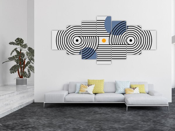 Obraz - Minimalistická abstrakce N⁰3 (210x100 cm)