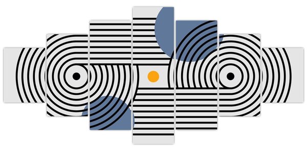 Obraz - Minimalistická abstrakce N⁰3 (210x100 cm)