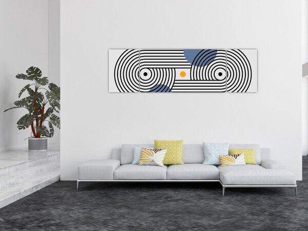 Obraz - Minimalistická abstrakce N⁰3 (170x50 cm)