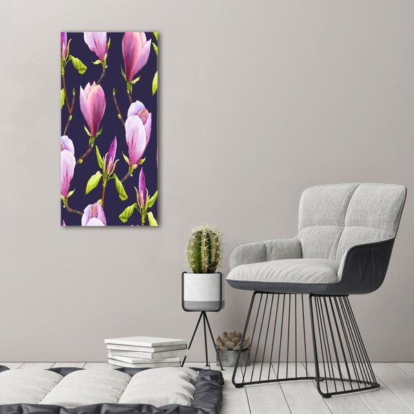 Vertikální Vertikální Foto obraz na plátně do obýváku Magnolie ocv-113559796