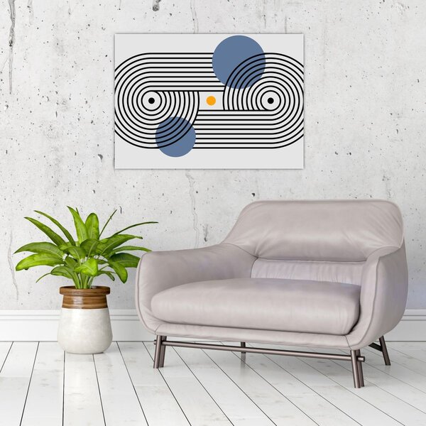Obraz - Minimalistická abstrakce N⁰3 (70x50 cm)