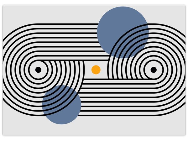 Obraz - Minimalistická abstrakce N⁰3 (70x50 cm)