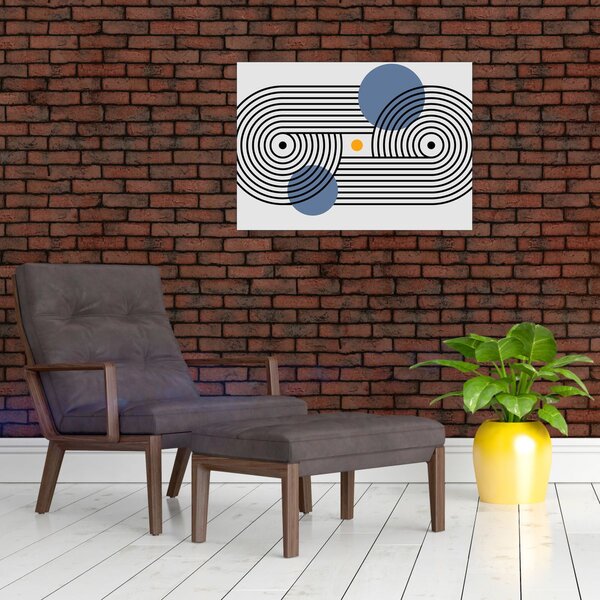 Obraz - Minimalistická abstrakce N⁰3 (70x50 cm)