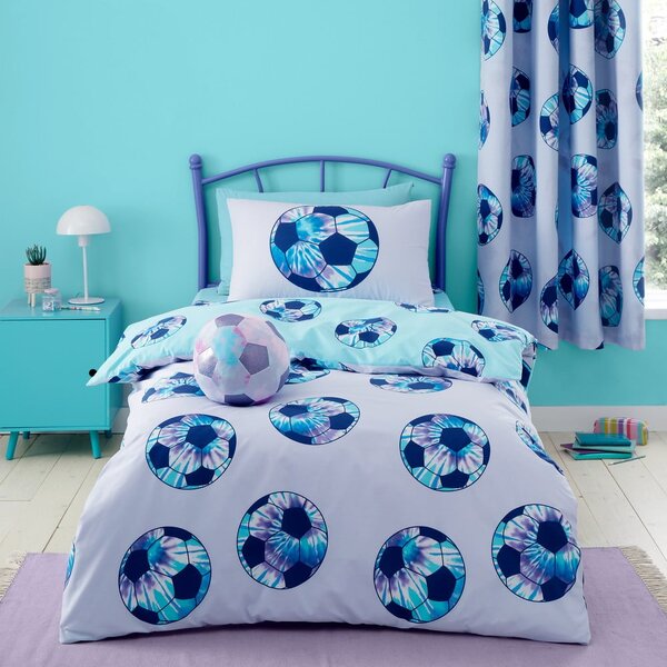 Dětské povlečení na jednolůžko 135x200 cm Tie Dye Football – Catherine Lansfield