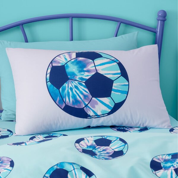 Dětské povlečení na jednolůžko 135x200 cm Tie Dye Football – Catherine Lansfield