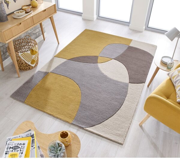 Flair Rugs koberce Kusový koberec Radiance Glow Ochre ROZMĚR: 160x230