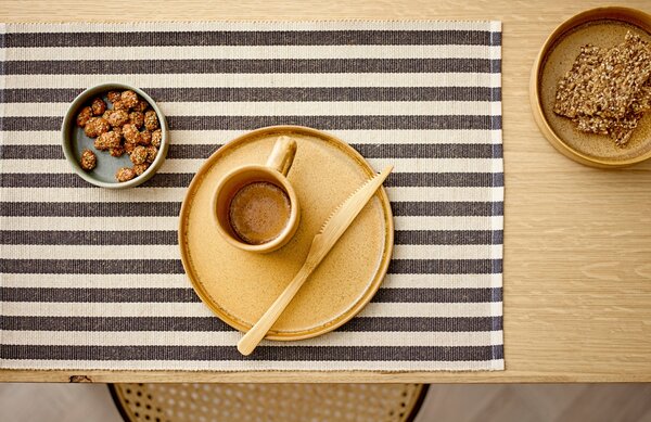 -25 % Dny MOMENTI– Södahl Set dvou šedých prostírání Stripe 48 x 33 cm