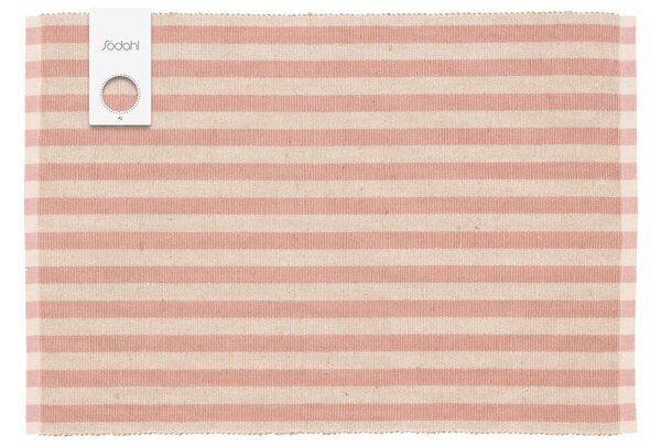 Södahl Set dvou růžových prostírání Stripe 48 x 33 cm