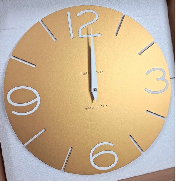 Designové hodiny 10-005-60 gold CalleaDesign 30cm