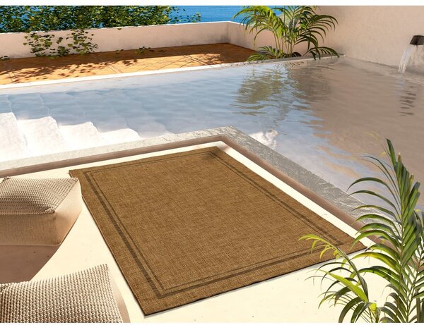 Hnědý venkovní koberec 80x150 cm Guinea Natural – Universal
