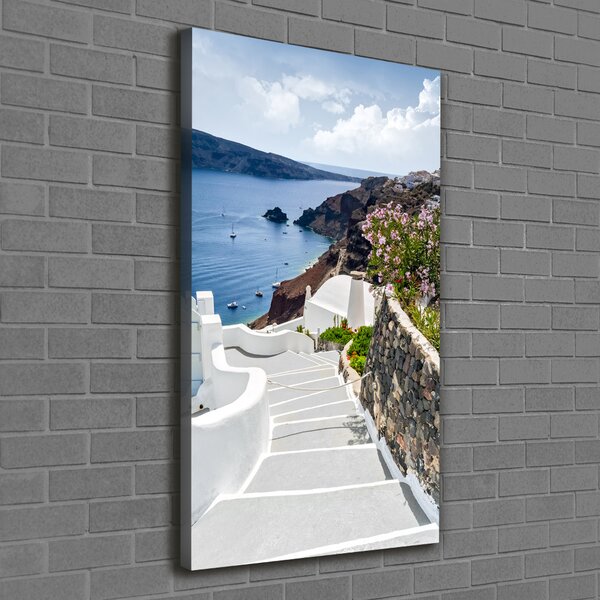 Vertikální Foto obraz na plátně Santorini Řecko ocv-114851264