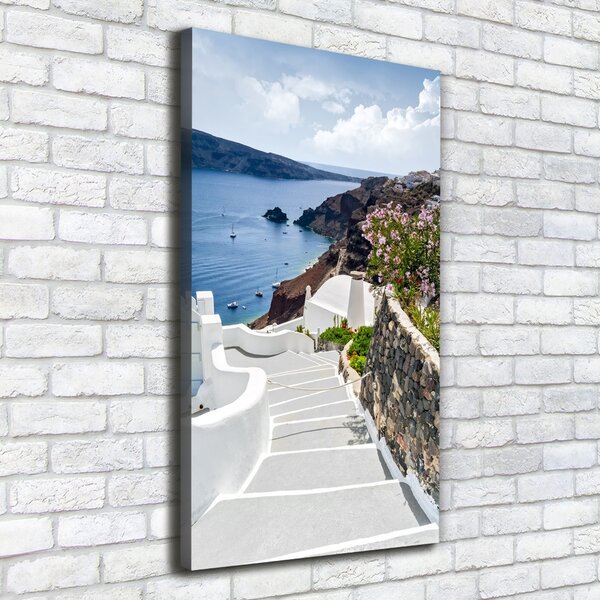 Vertikální Foto obraz na plátně Santorini Řecko ocv-114851264