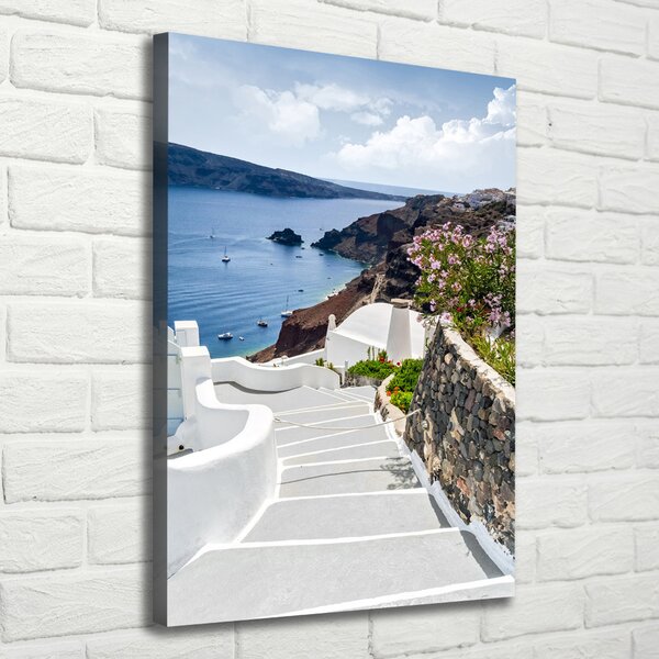 Vertikální Foto obraz na plátně Santorini Řecko ocv-114851264