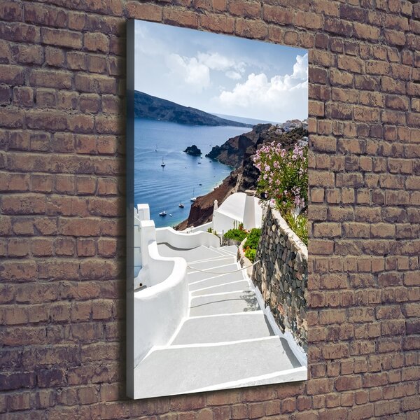 Vertikální Foto obraz na plátně Santorini Řecko ocv-114851264