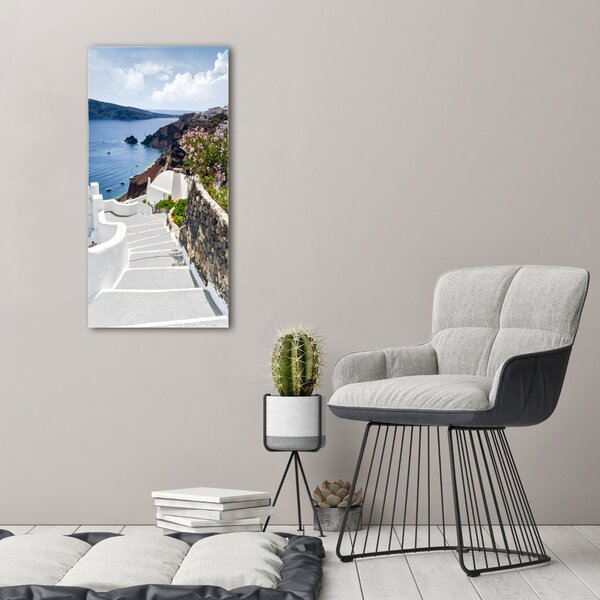 Vertikální Foto obraz na plátně Santorini Řecko ocv-114851264
