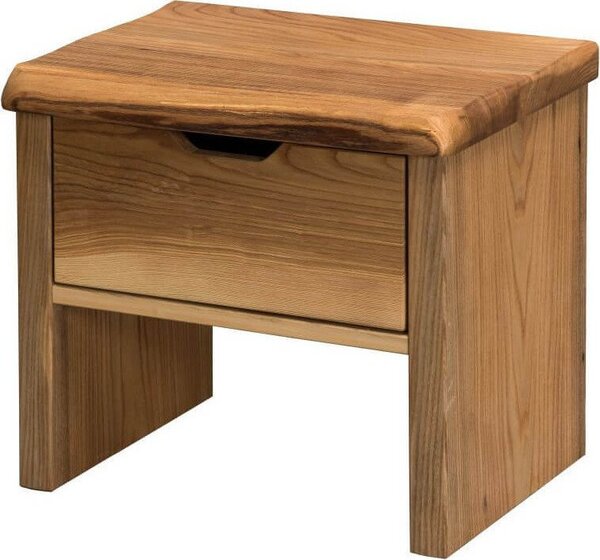Mrava Luxusní nočný stolík z jilmového dřeva | Povrchová úprava: olejovosk,Materiál nábytku: brest