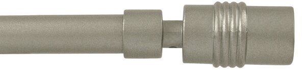 Kovovégarnýže.cz Teleskopická Mini garnýž CYLINDER matný nikl Délka: 40-60 cm