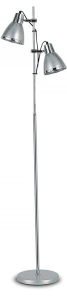 Stojací lampa Ideal lux Elvis PT2 042794 2x60W E27 - stříbrná