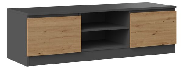 TP Living TV stolek Malwa 120 cm antracit/dub artisan