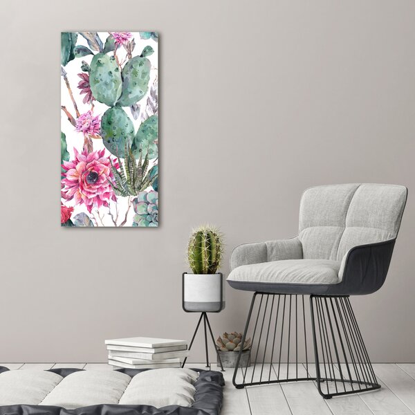 Vertikální Moderní obraz canvas na rámu Kaktusy ocv-116179692