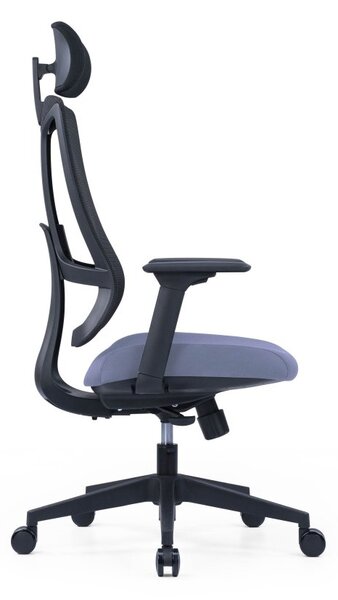 Kancelářská ergonomická židle SLIDE — více barev Modrá