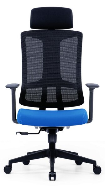 Kancelářská ergonomická židle SLIDE — více barev Modrá